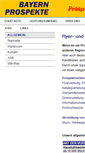 Mobile Screenshot of bayern-prospekte.de